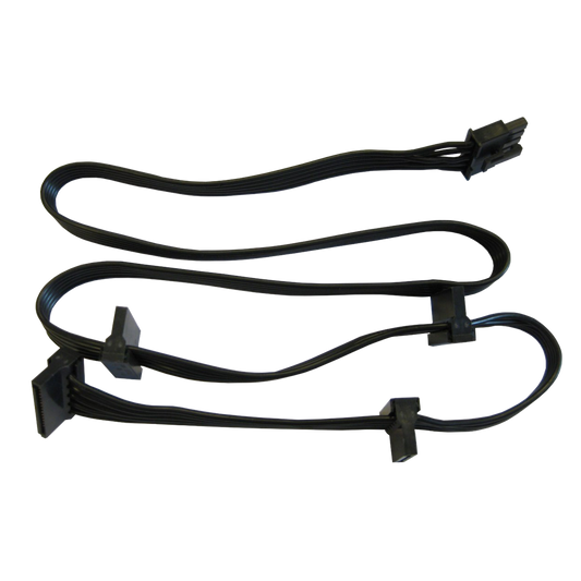 5 pin to 4x SATA 90A - (Modular / Flat cable)