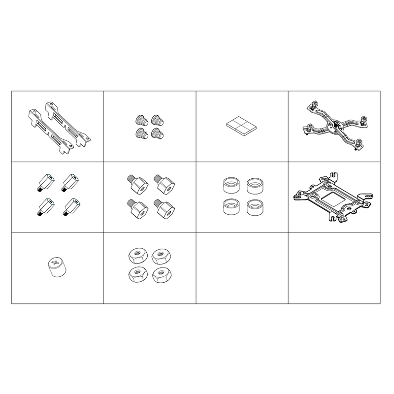 Accessories Kit (AM4 Kit Included) Hyper 212 EVO – Cooler Master