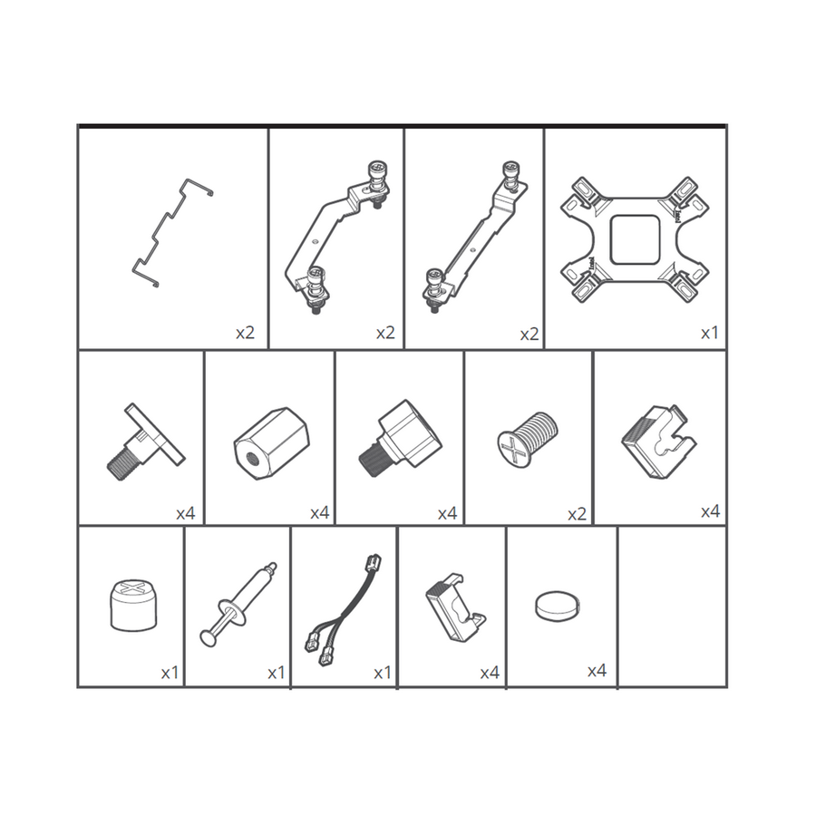Kit accessori - Hyper 212 Black Edition