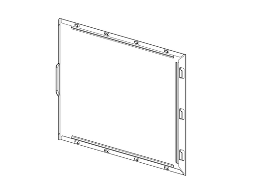 Steel Side Panel (right) - MasterBox Lite 5 / K500L / MB500