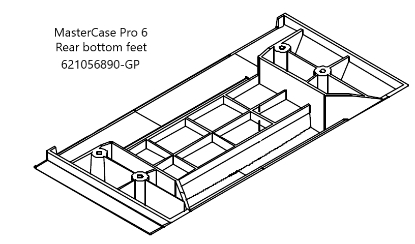 Pie trasero - MasterCase Pro 6