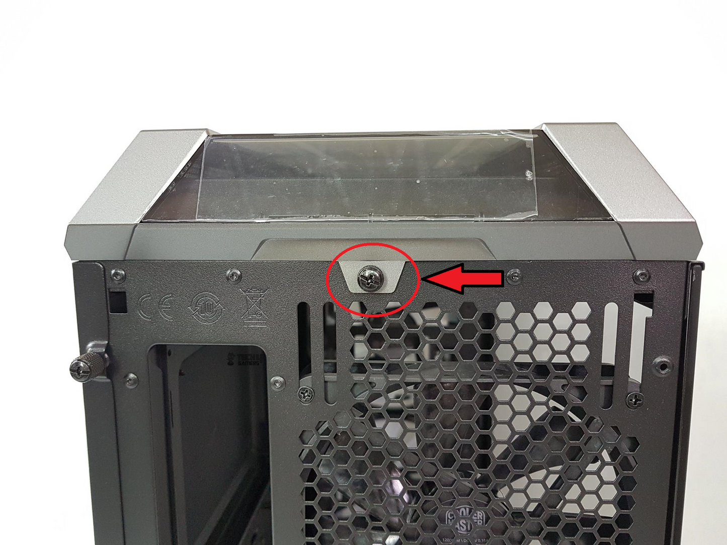 Top Cover (grey) - MasterCase H500P Mesh Edition