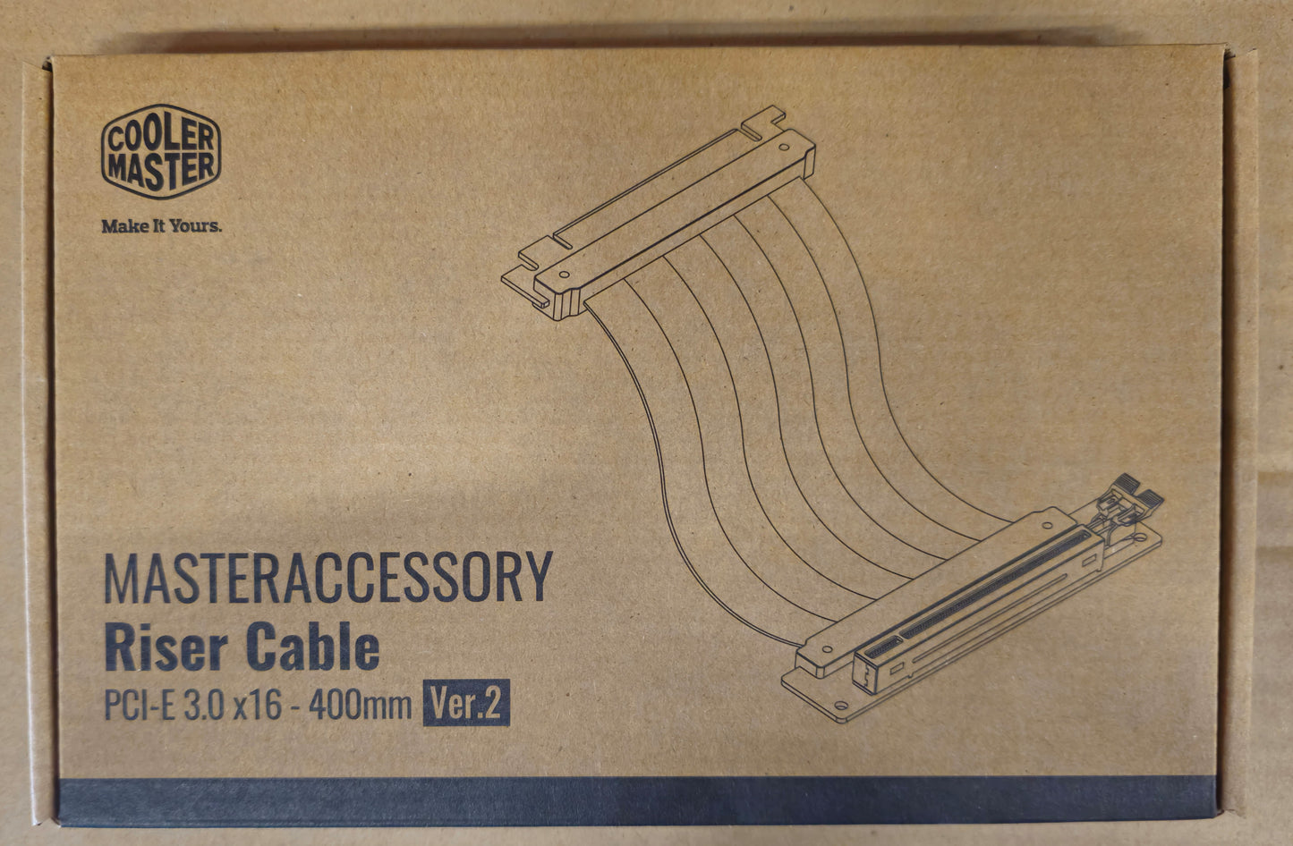 Cable vertical (PCI-E 3,0 x 16 - 400 mm) - Cosmos C700M