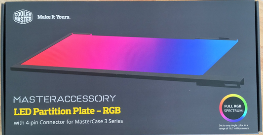 RGB LED Partition Plate - MasterCase Pro 3