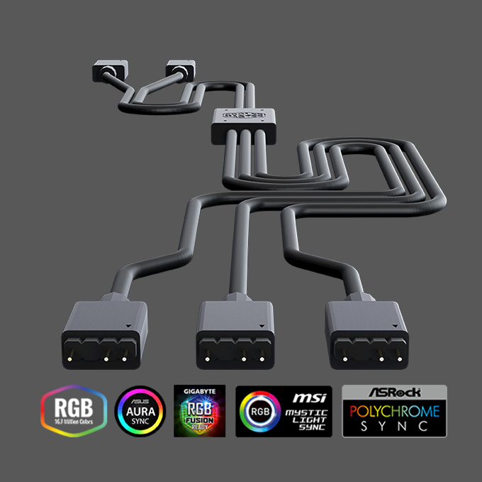 Cable divisor de 1 a 3 A-RGB