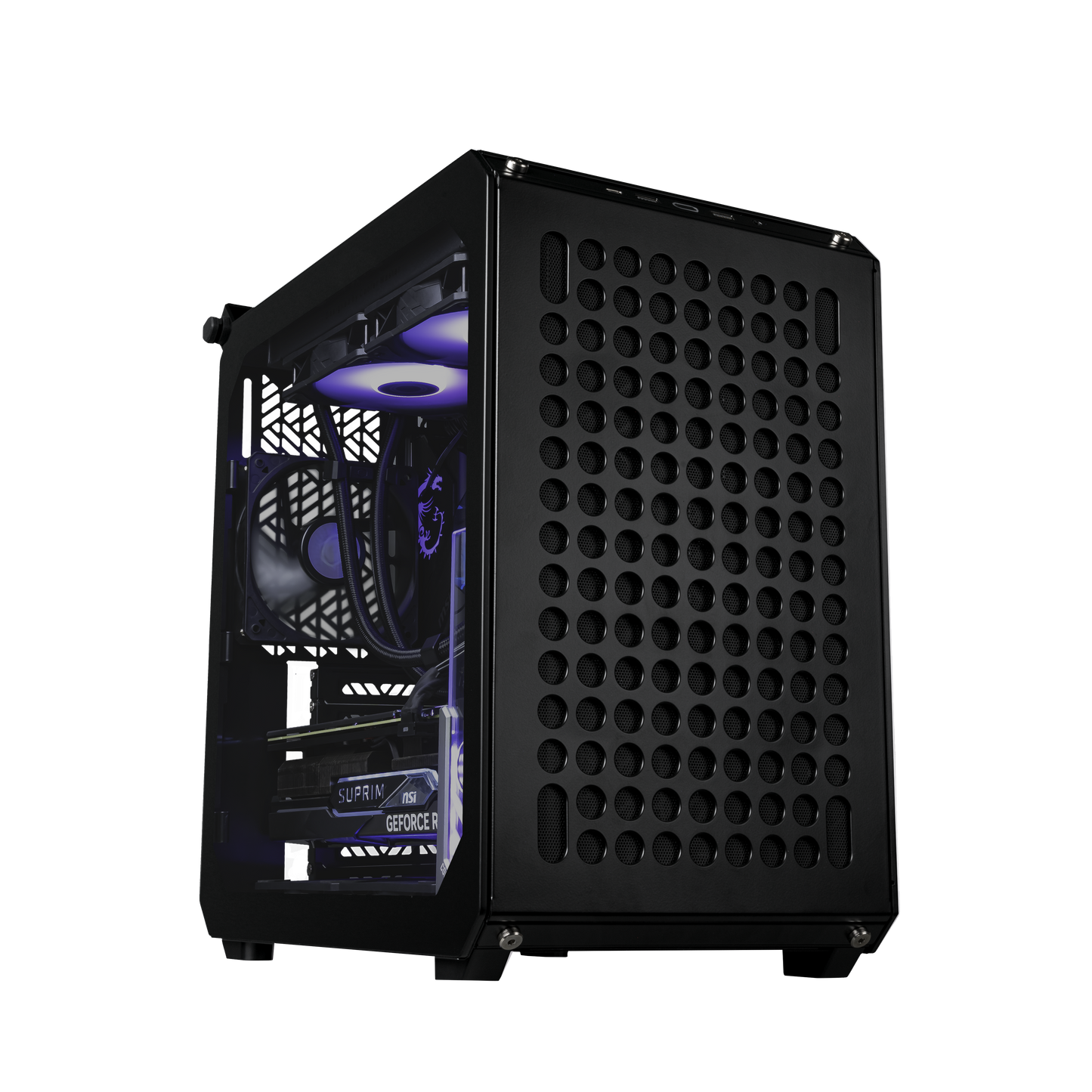 Cooler Master Qube 500 Flatpack - Mid Tower PC Case - Black