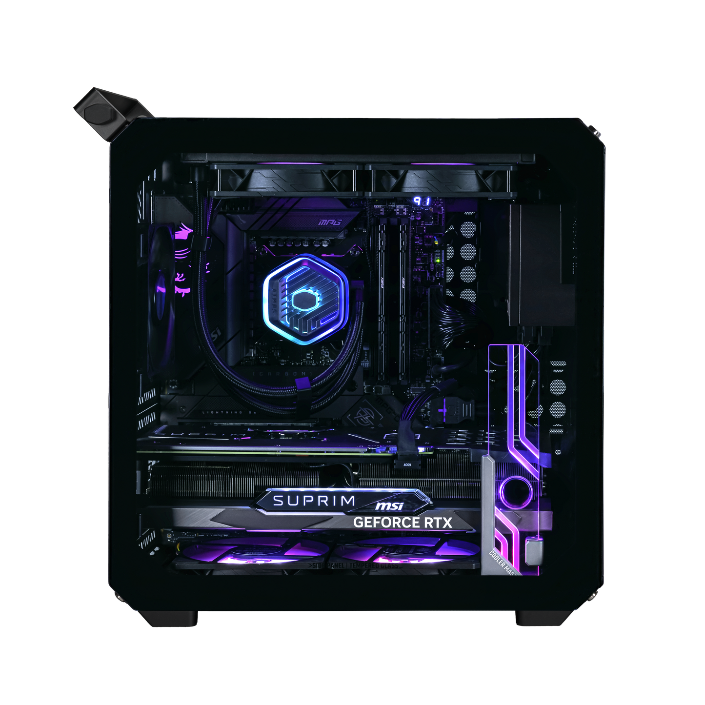 Cooler Master Qube 500 Flatpack - Mid Tower PC Case - Black