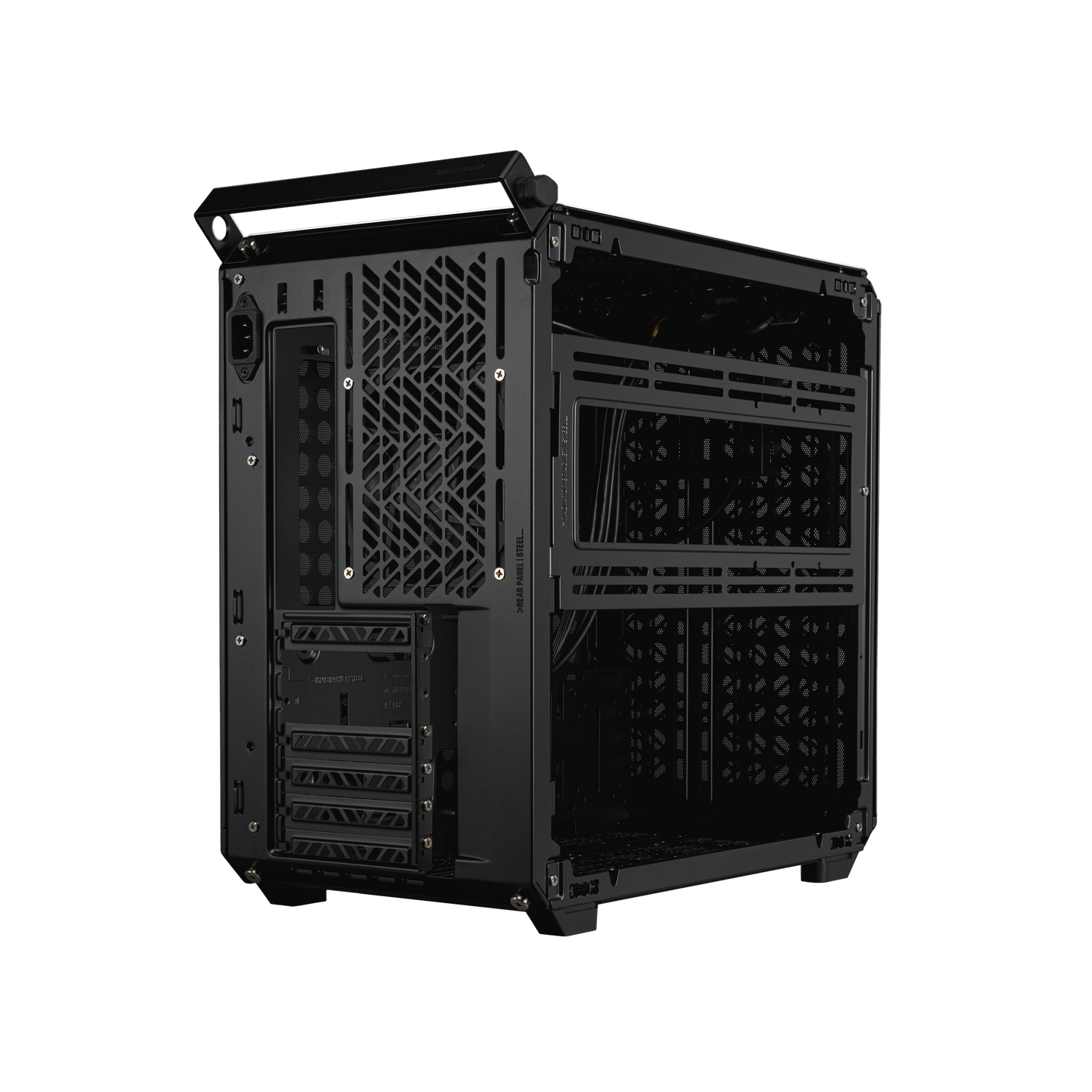 Cooler Master Qube 500 Flatpack - Mid Tower PC Case - Black