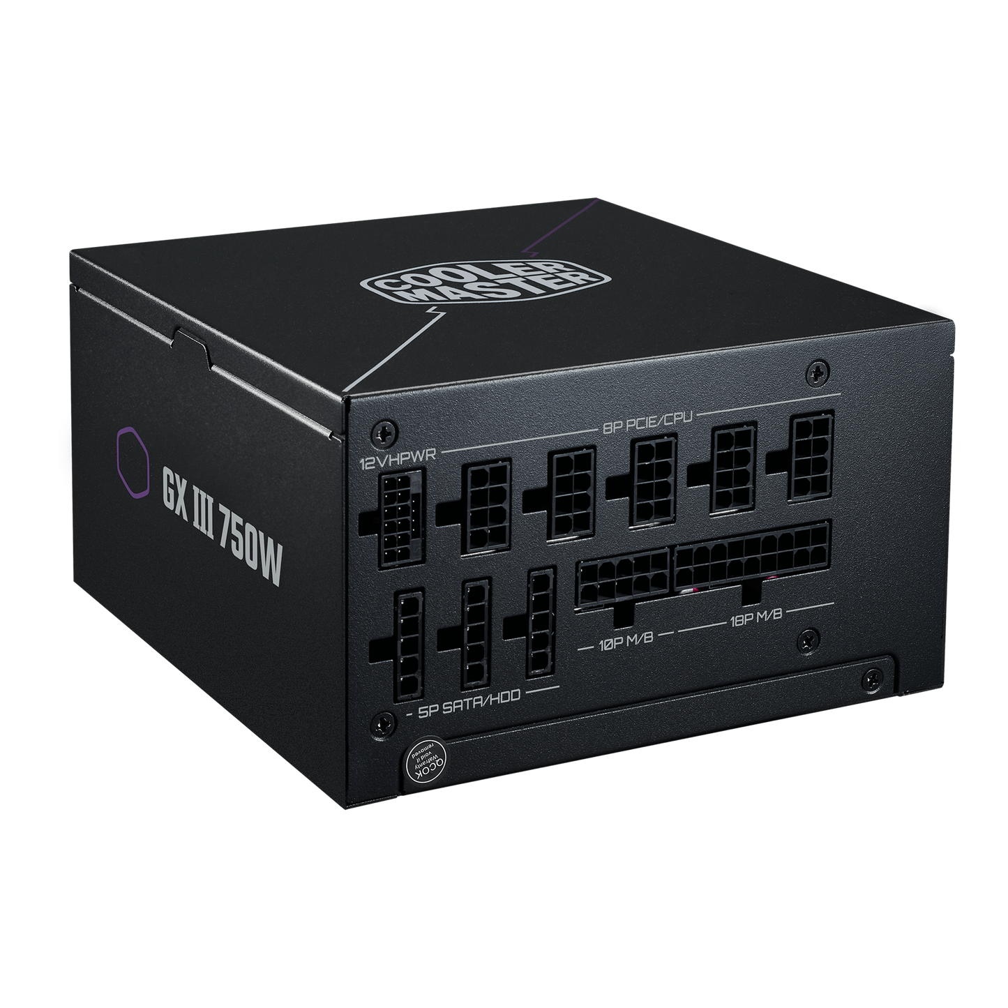 Cooler Master GX III Gold 750 - 750 Watt 80 Plus Gold Power Supply - EU Powercord