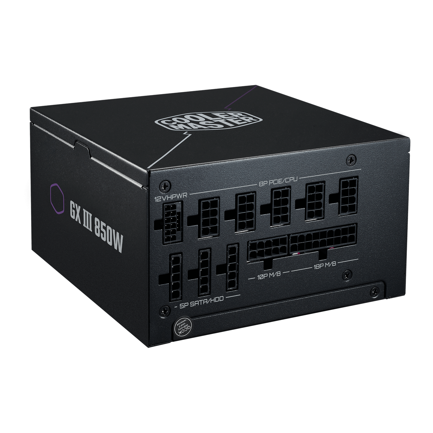 Cooler Master GX III Gold 850 - 850 Watt 80 Plus Gold Power Supply - EU Powercord