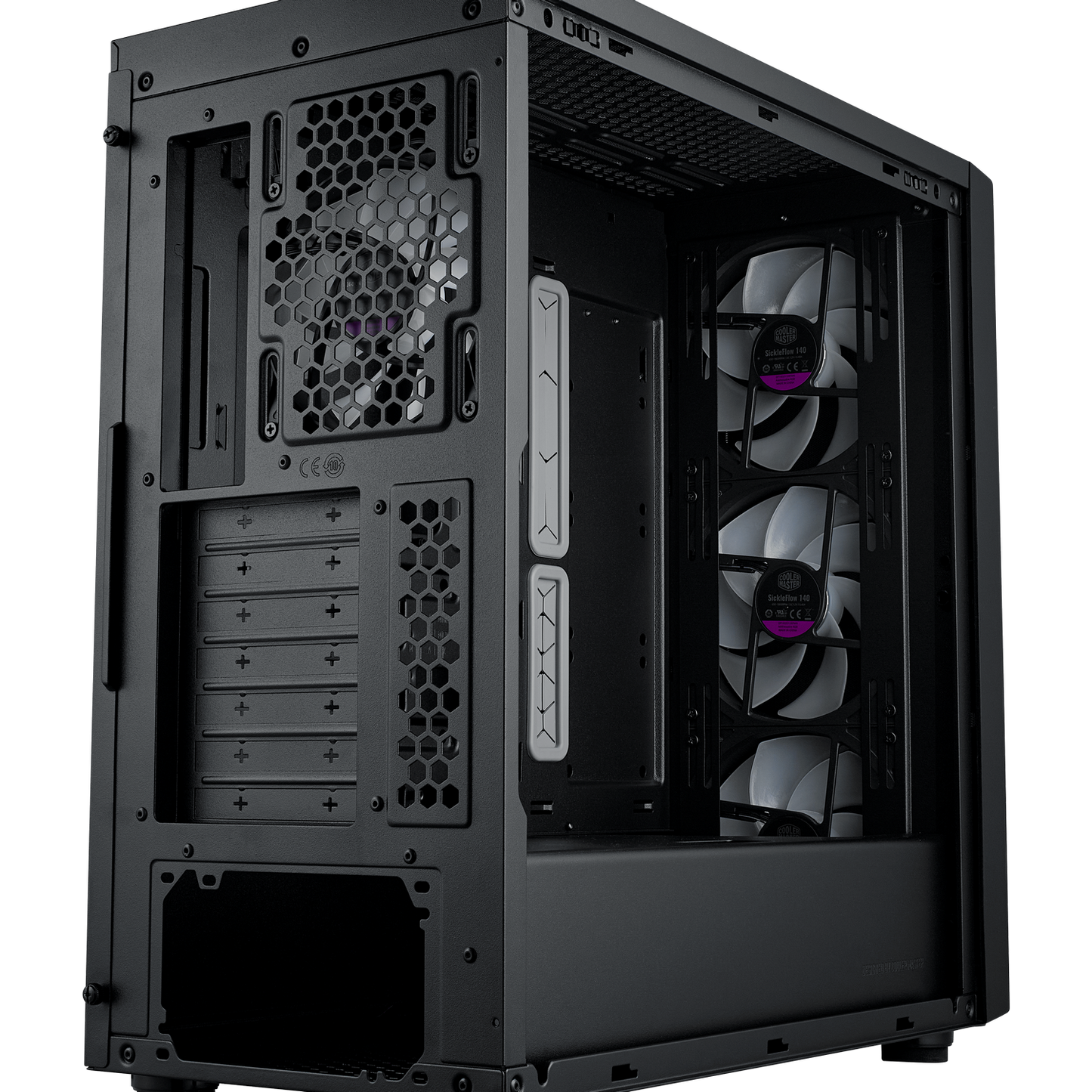 Cooler Master MasterBox 600 - Mid Tower PC Case - Black