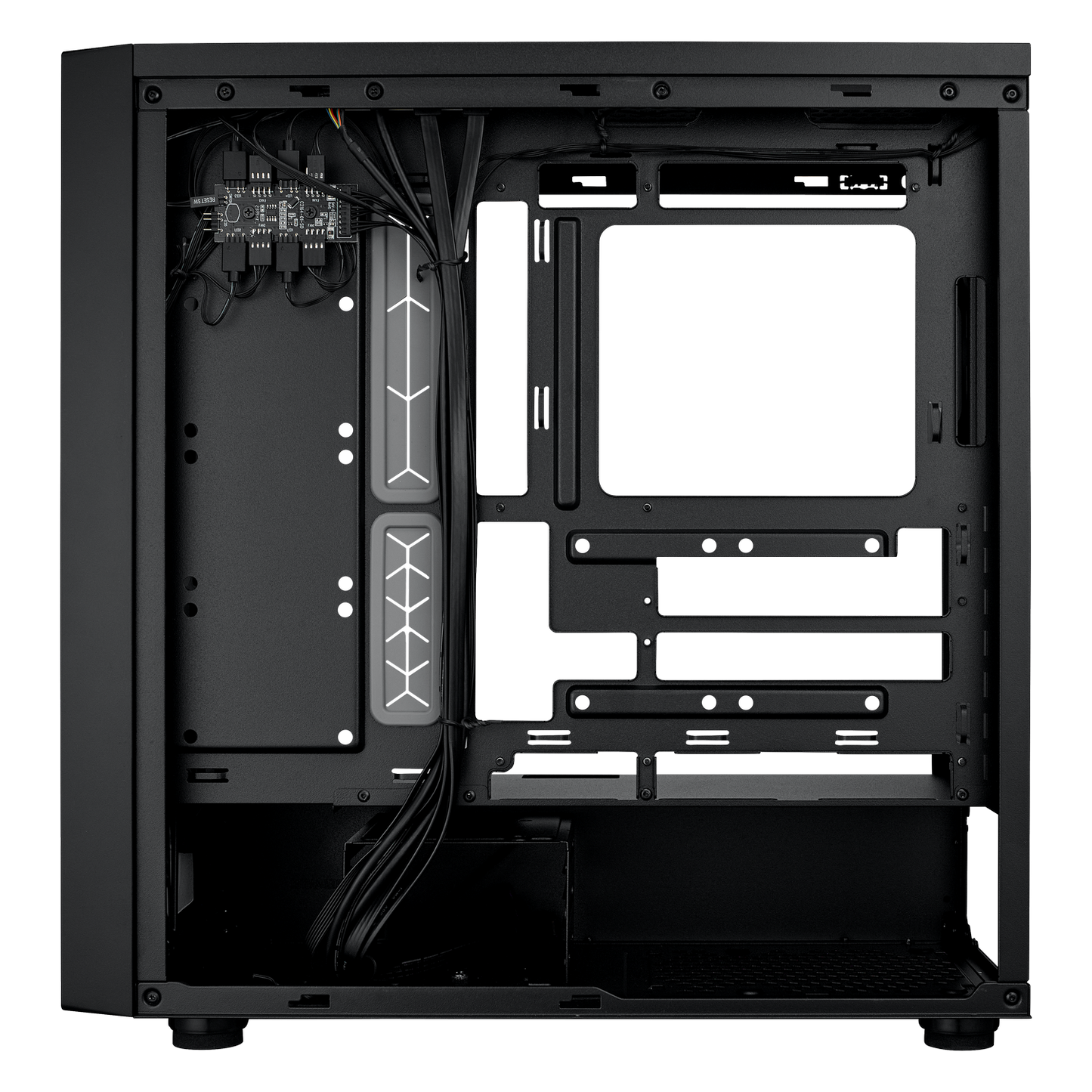 Cooler Master MasterBox 600 - Mid Tower PC Case - Black