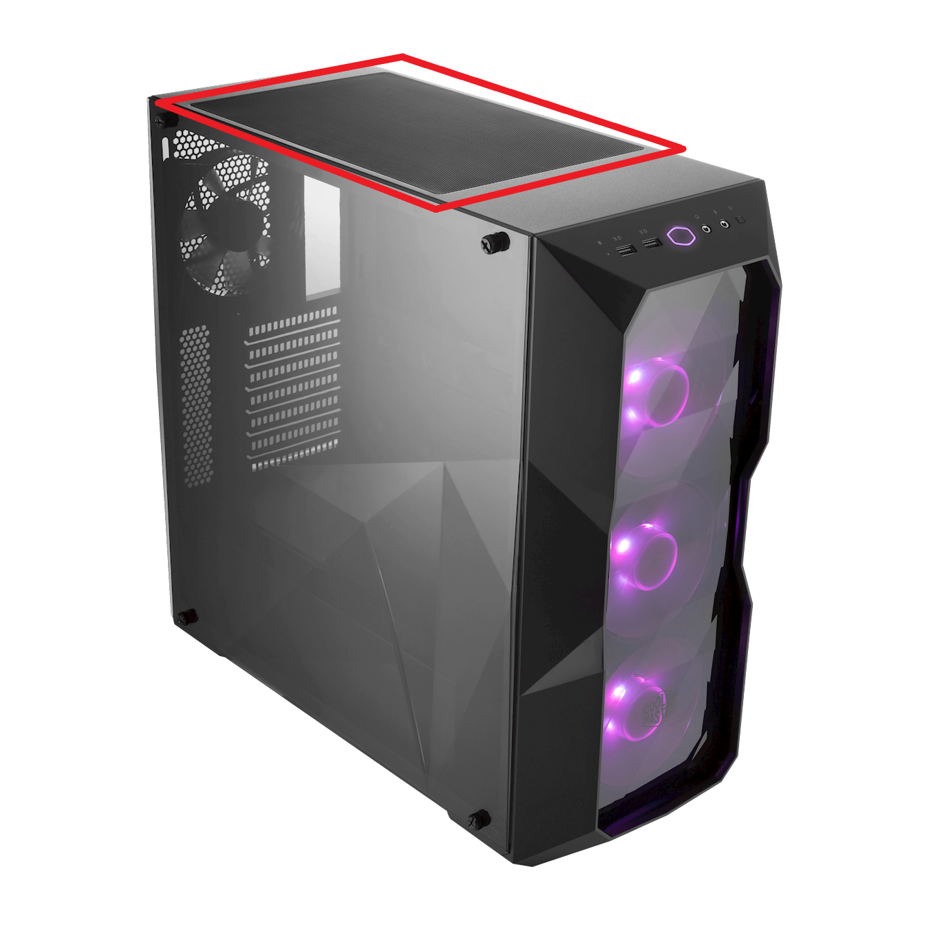 Filtro antipolvere (in alto) - MasterBox TD500 / MB510L / MB530P