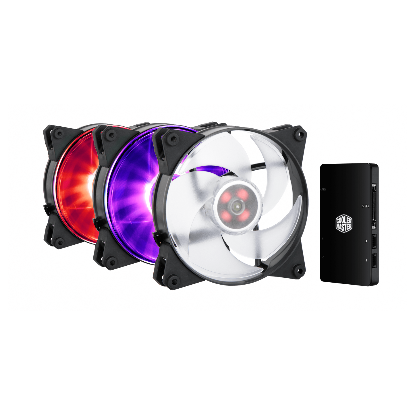 Cooler Master MasterFan Pro 140 Air Pressure RGB Case Fan - 3in1 Pack