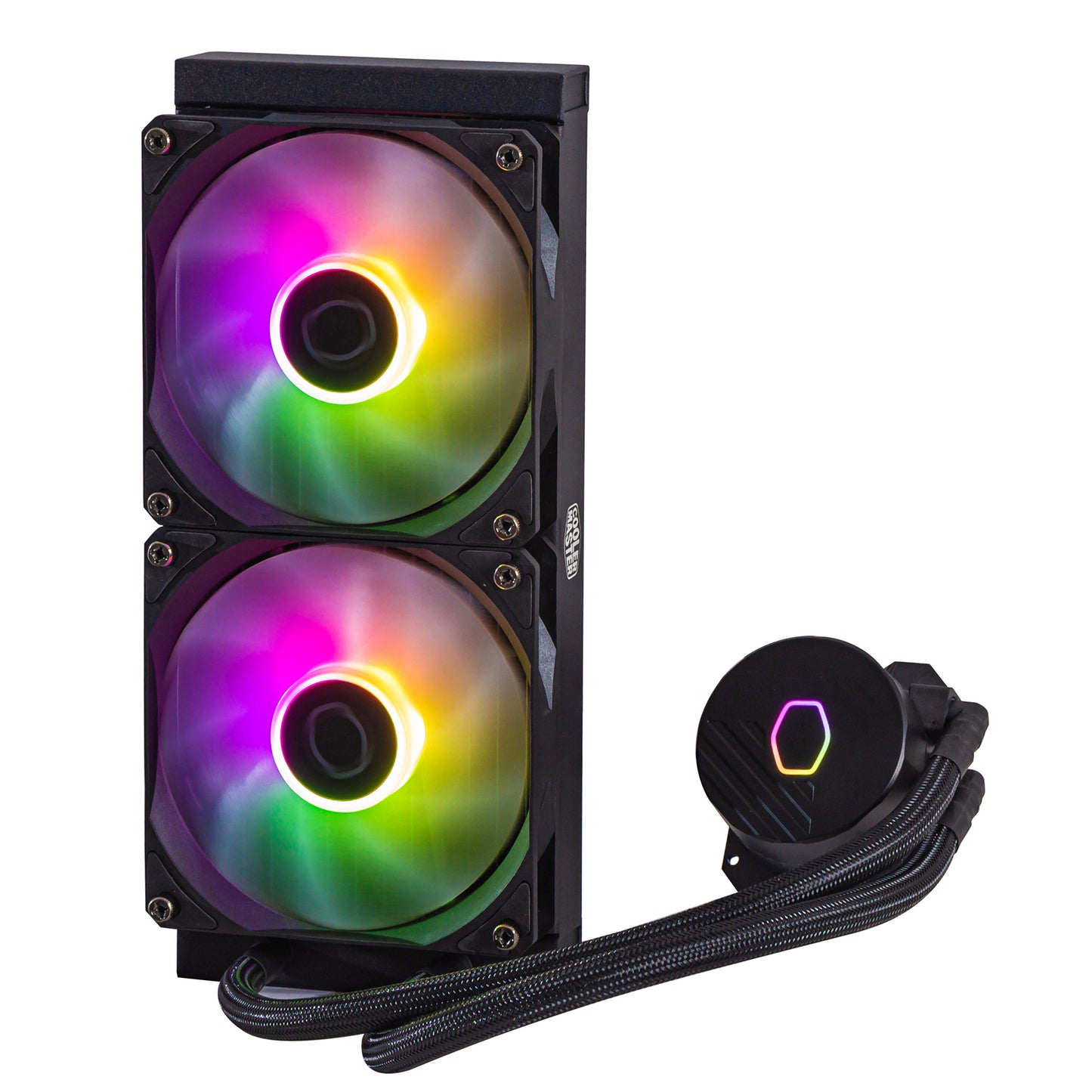 Cooler Master MasterLiquid 240L Core ARGB - 240mm Liquid AIO CPU Cooler - Black