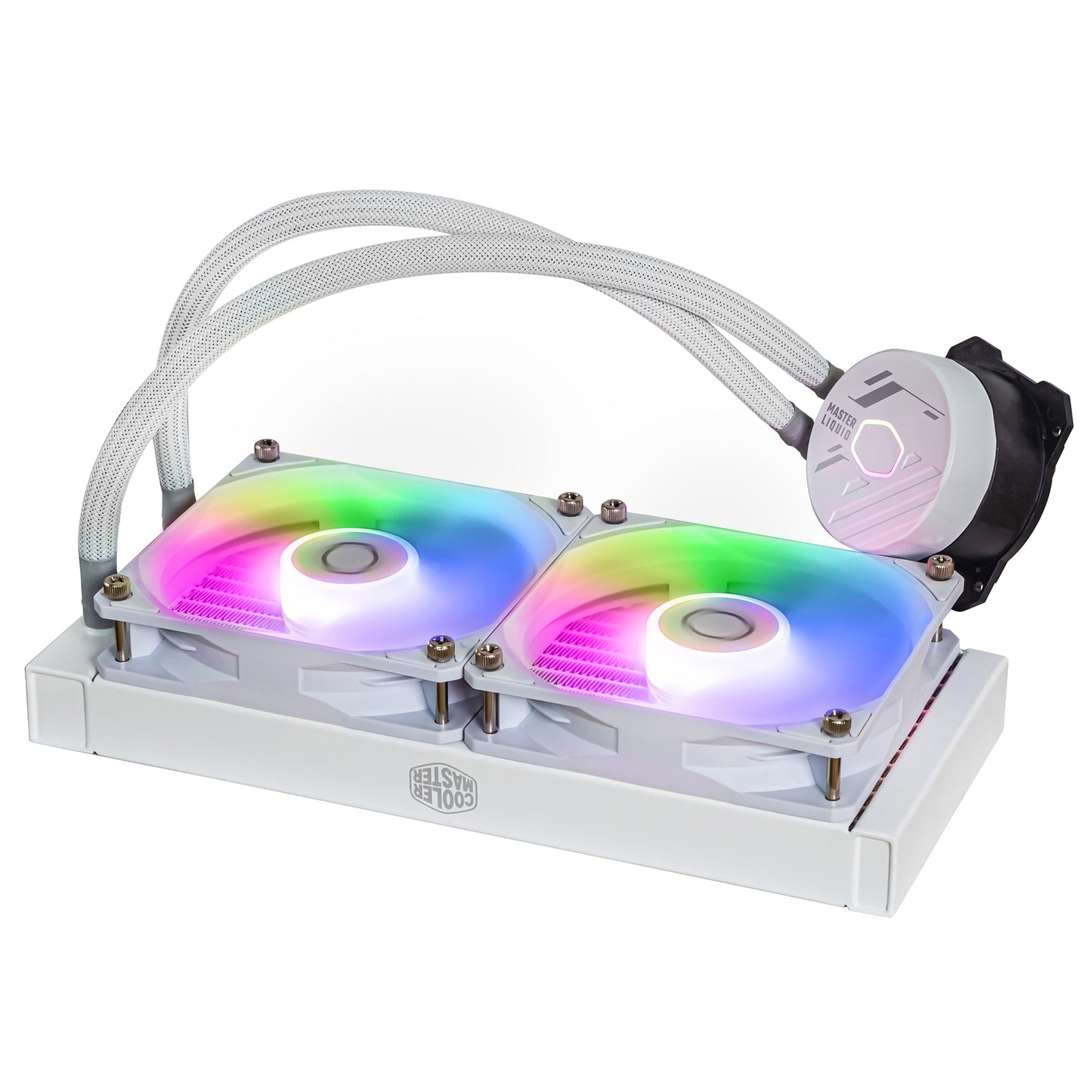 Cooler Master MasterLiquid 240L Core ARGB - 240mm Liquid AIO CPU Cooler - White