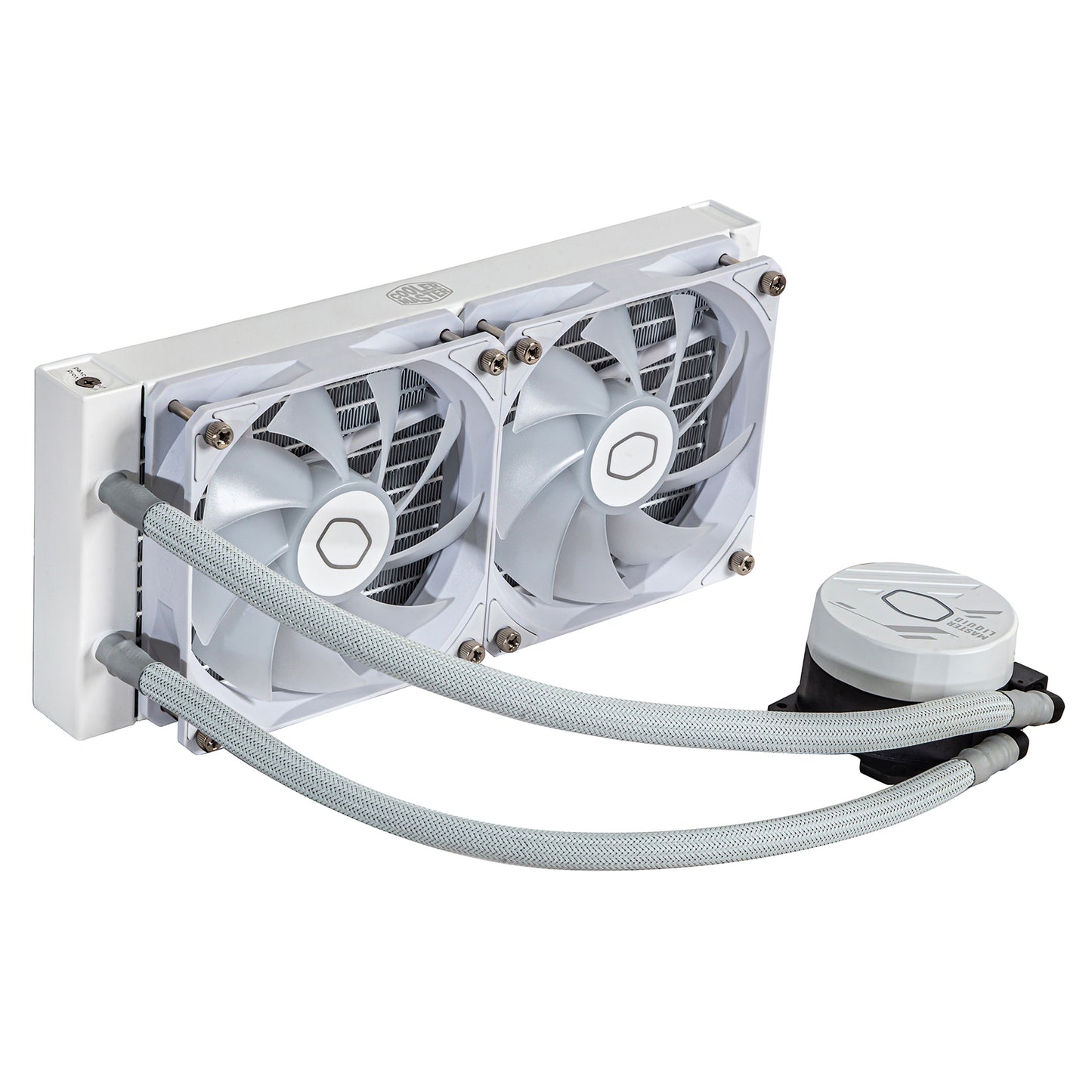 Cooler Master MasterLiquid 240L Core ARGB - 240mm Liquid AIO CPU Cooler - White