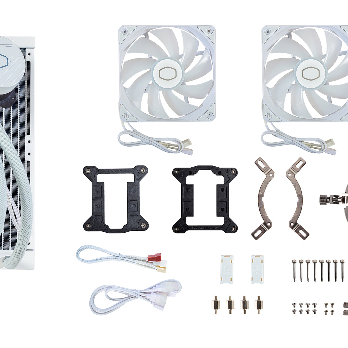 Cooler Master MasterLiquid 240L Core ARGB - 240mm Liquid AIO CPU Cooler - White