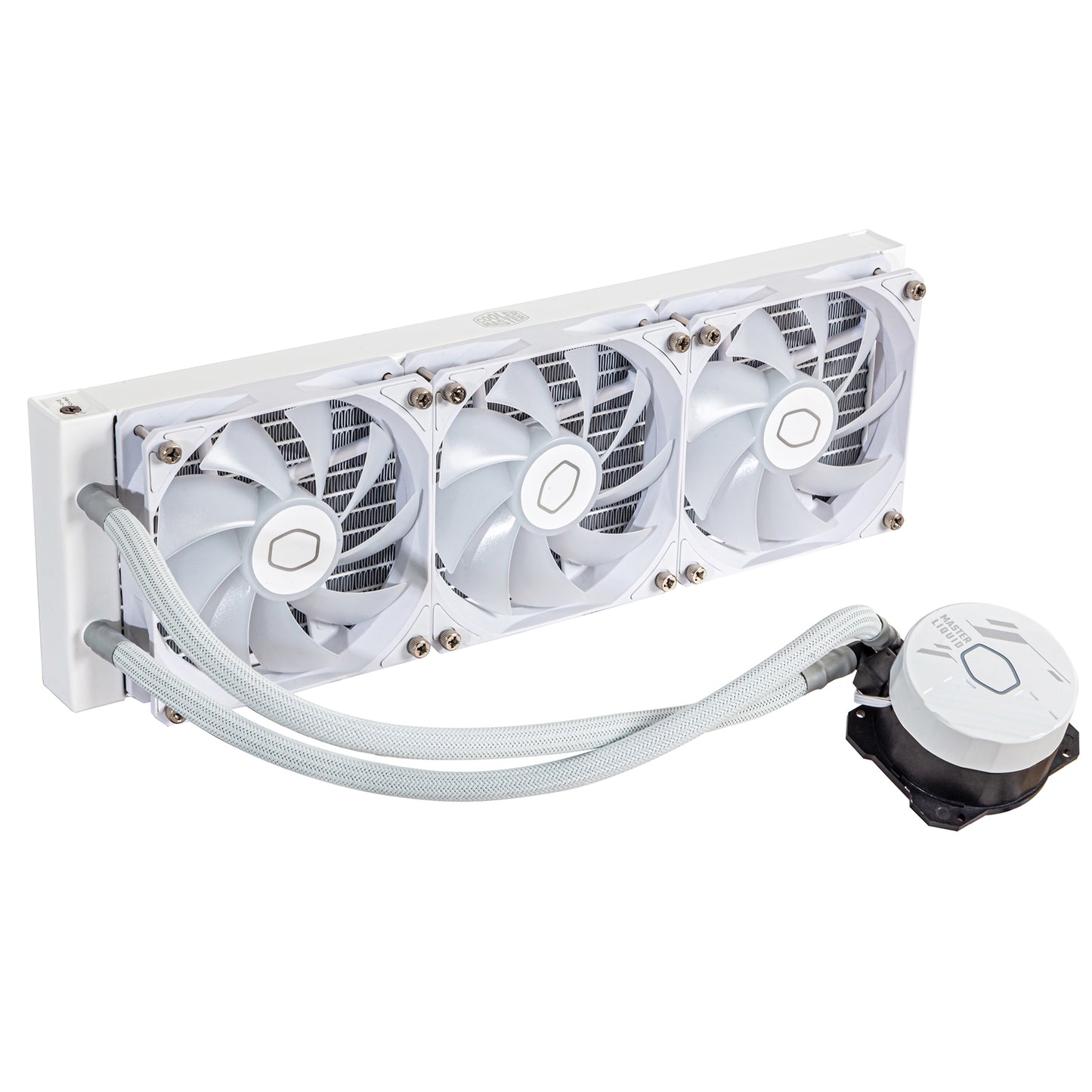 Cooler Master MasterLiquid 360L Core ARGB - 360mm Liquid AIO CPU Cooler - White