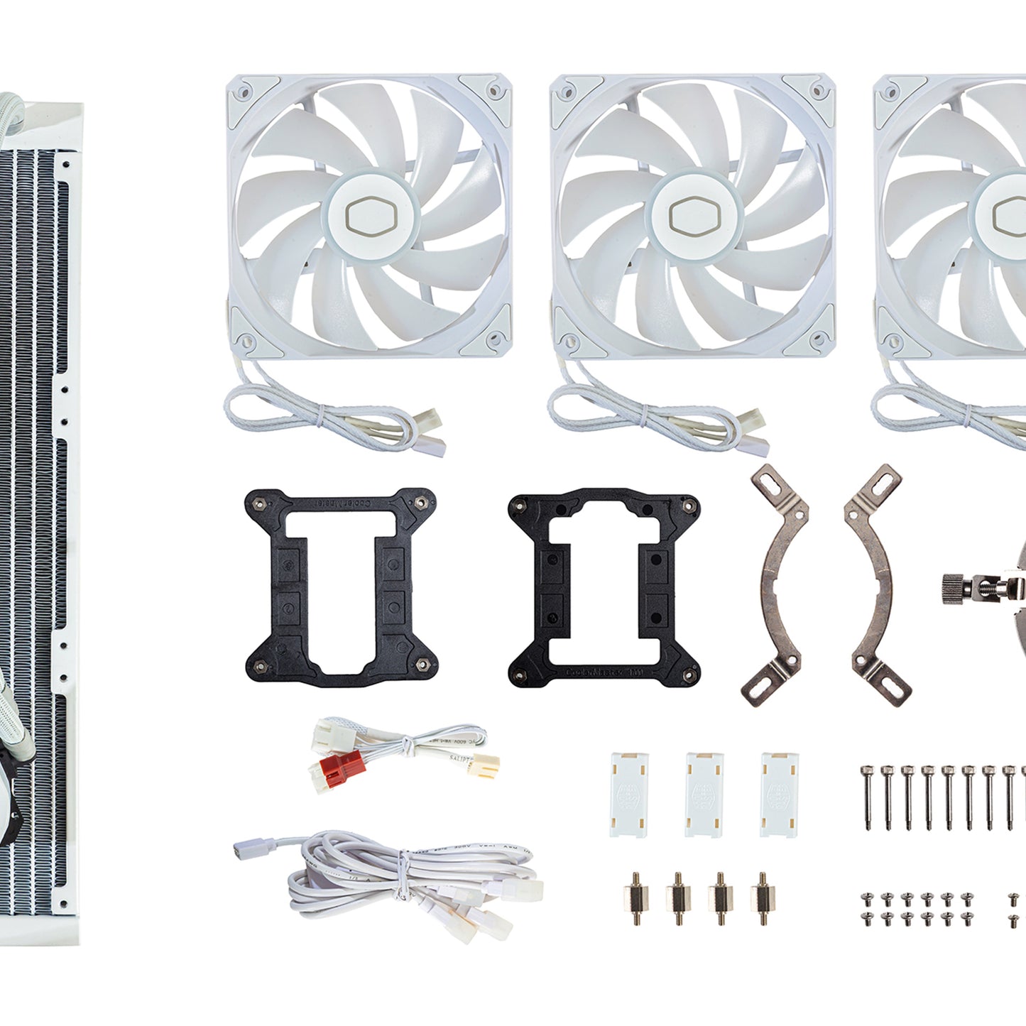 Cooler Master MasterLiquid 360L Core ARGB - 360mm Liquid AIO CPU Cooler - White