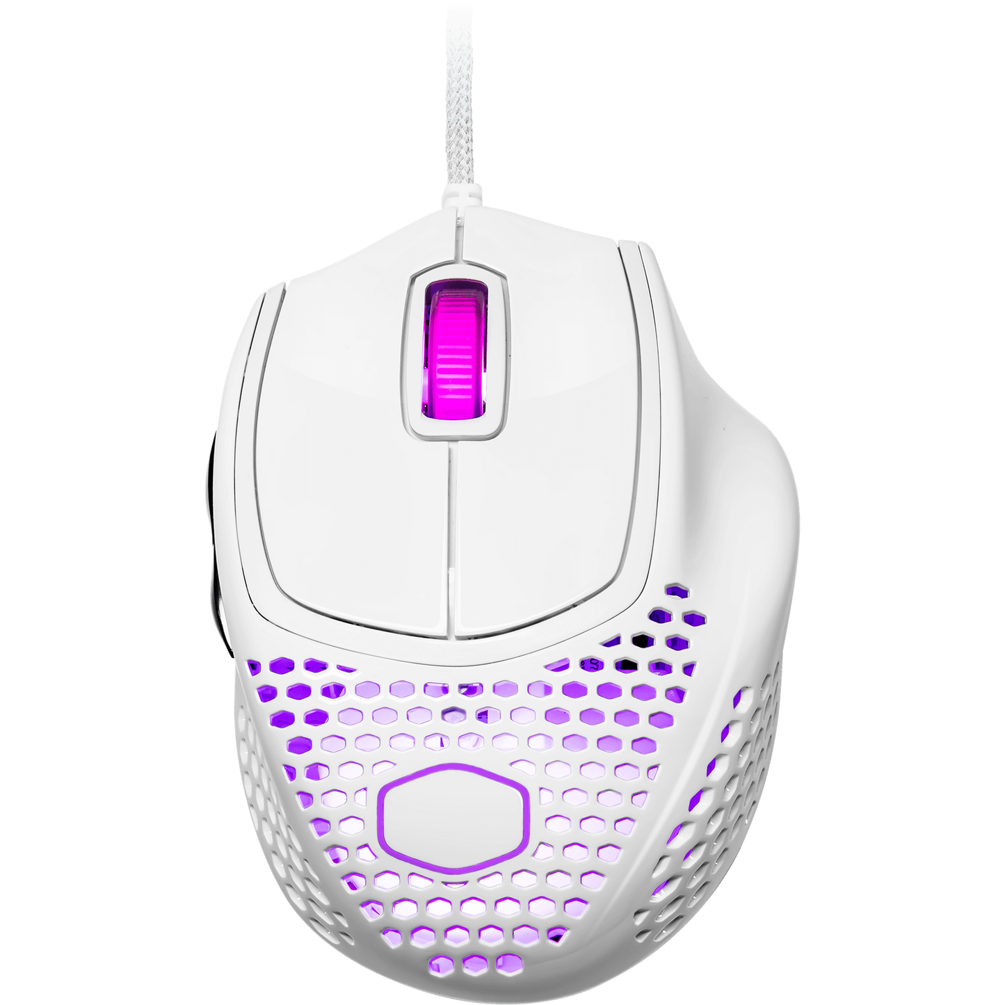 Cooler Master MM720 - Lightweight RGB Gaming Mouse - Glossy White