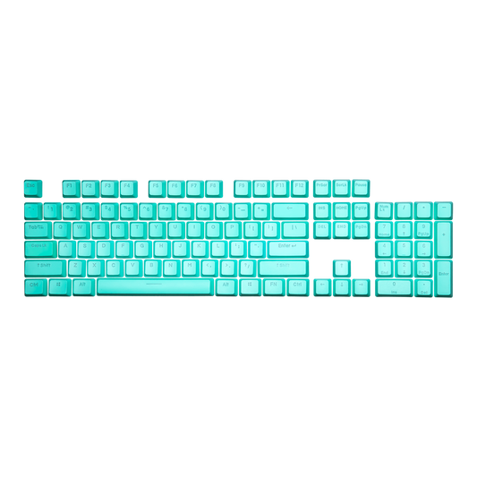 Cooler Master PBT doubleshot backlit keycap set - Mint Green - US QWERTY