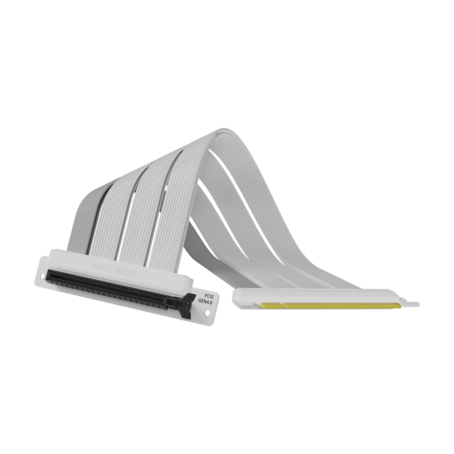 Cable elevador Cooler Master - PCIe 4.0 x16 - 200 mm - Blanco