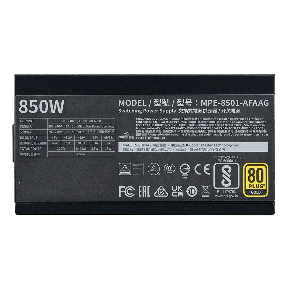MWE Gold 850 V2 ATX 3.1