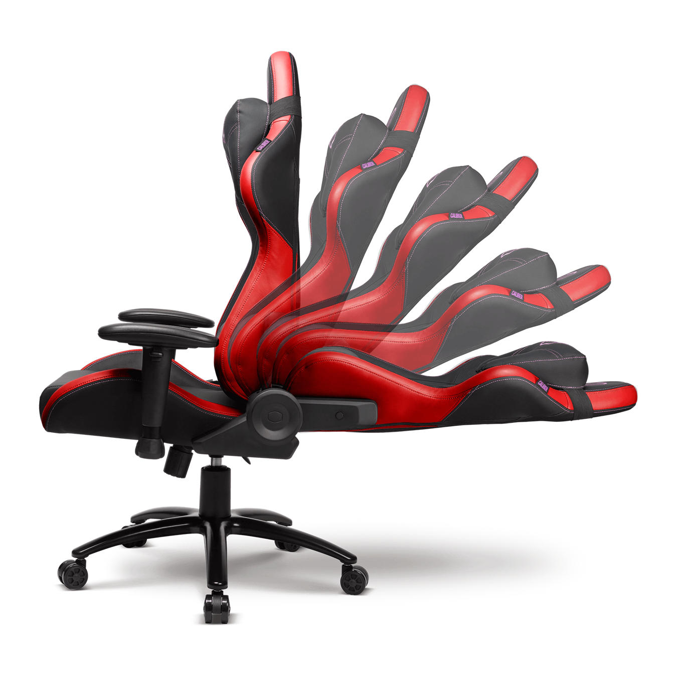 Cooler Master Caliber R2 Gaming Chair - Black/Red