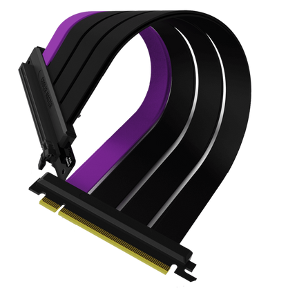 Cooler Master Riser Cable - PCIe 4.0 x16 - 200mm - Black/Purple