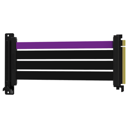 Cooler Master Riser Cable - PCIe 4.0 x16 - 200mm - Black/Purple