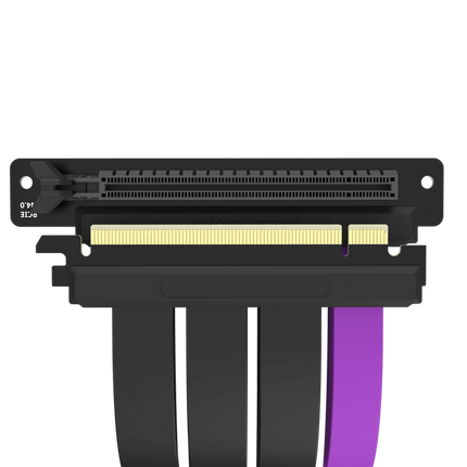 Cooler Master Riser Cable - PCIe 4.0 x16 - 200mm - Black/Purple