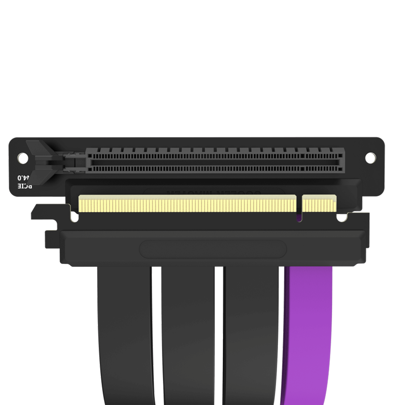 Cooler Master Riser Cable - PCIe 4.0 x16 - 200mm - Black/Purple ...