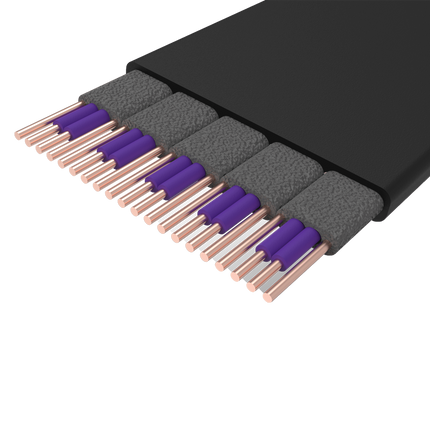 Cooler Master Riser Cable - PCIe 4.0 x16 - 200mm - Black/Purple