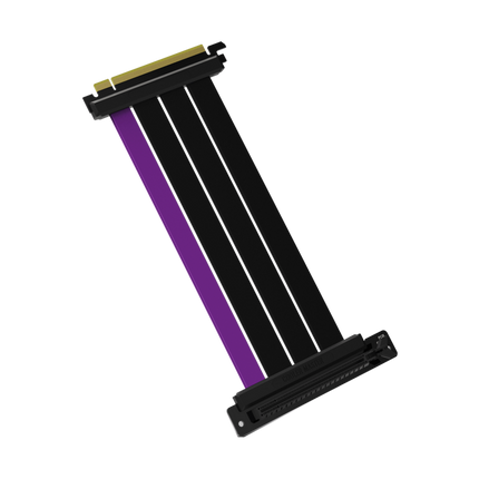 Cable elevador Cooler Master - PCIe 4.0 x16 - 300 mm - Negro/Púrpura