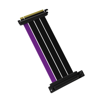 Cable elevador Cooler Master - PCIe 4.0 x16 - 300 mm - Negro/Púrpura