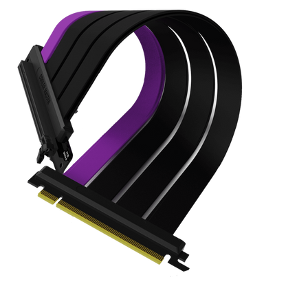 Cooler Master Riser Cable - PCIe 4.0 x16 - 300mm - Black/Purple