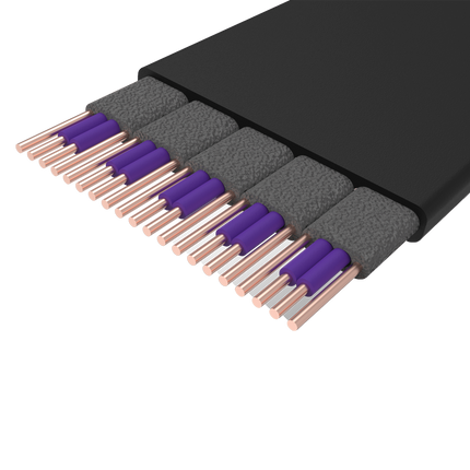 Cable elevador Cooler Master - PCIe 4.0 x16 - 300 mm - Negro/Púrpura