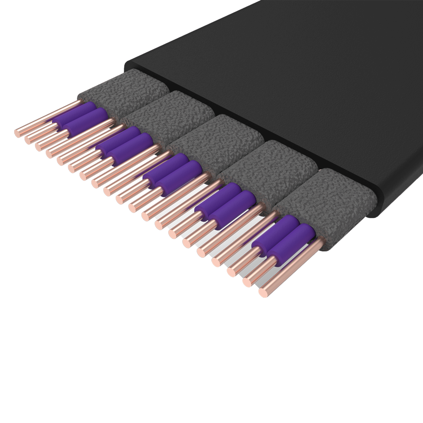 Cable elevador Cooler Master - PCIe 4.0 x16 - 300 mm - Negro/Púrpura