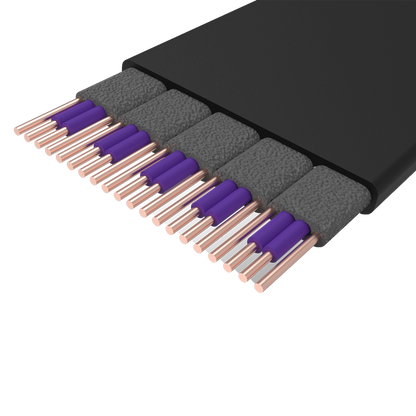 Cavo riser Cooler Master - PCIe 4.0 x16 - 300 mm - Nero/Viola