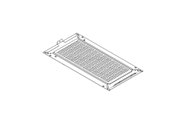 Piastra inferiore (nera) - Serie MasterBox NR200