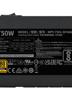 V SFX Gold 750W ATX 3.1