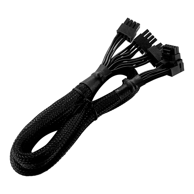 Cooler Master Cavo da PCI-e a 3x8-Pin a 12VHPWR a 90° (Tipo 2) - Serie MWE / GX / XG - 650mm