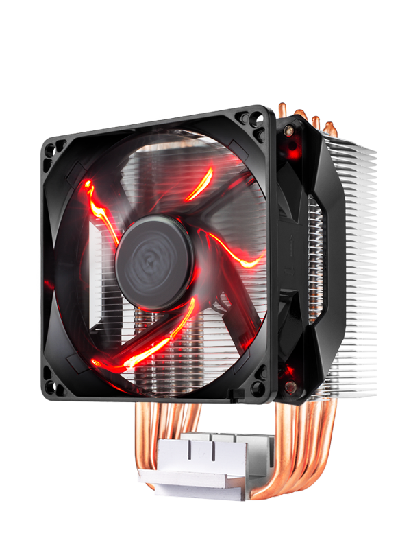 Fan - (Bulk) (92mm) (Red Led) Hyper H410R