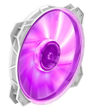 Fan - (Bulk) (200mm) (ARGB) (White) - MasterCase H500