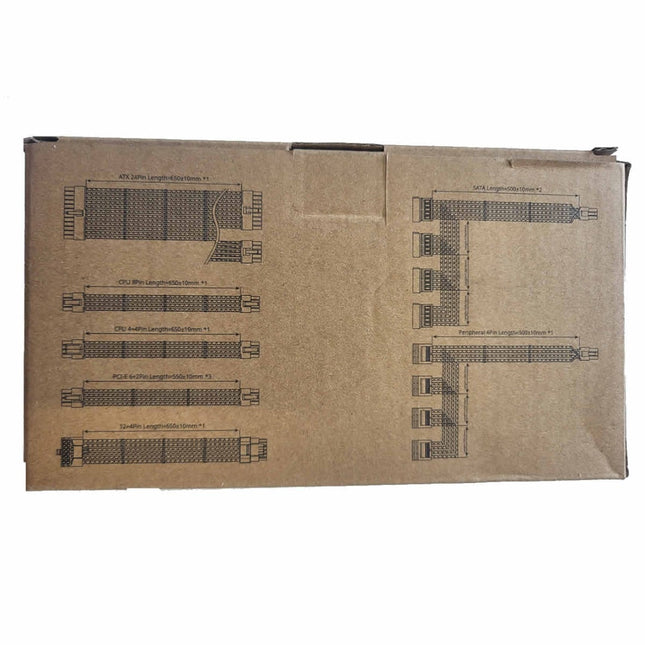 Extended PSU Cable Pack V SFX Gold / Platinum Series (ATX 3.0 & ATX 3.1 use only)