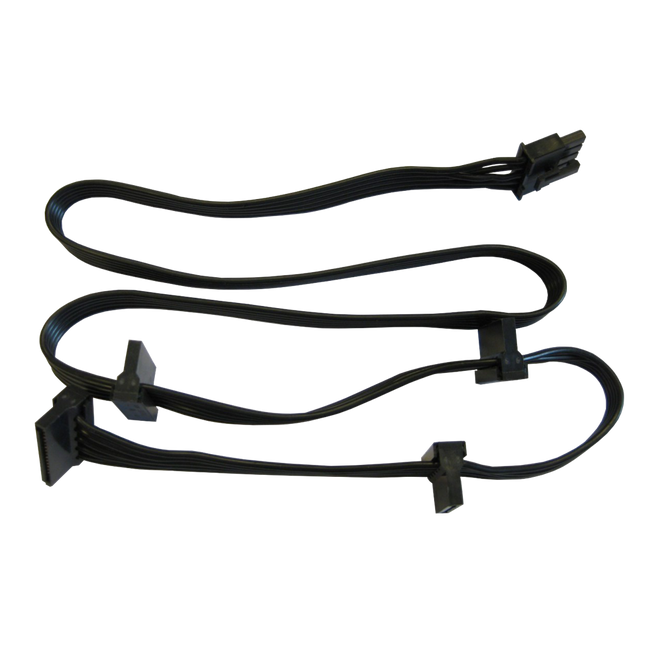 5 pin to 4x SATA 90A - (Modular / Flat cable)