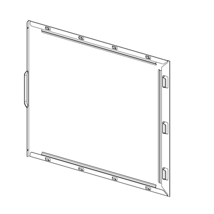 Pannello laterale in acciaio (a destra) - MasterBox Lite 5 / K500L / MB500