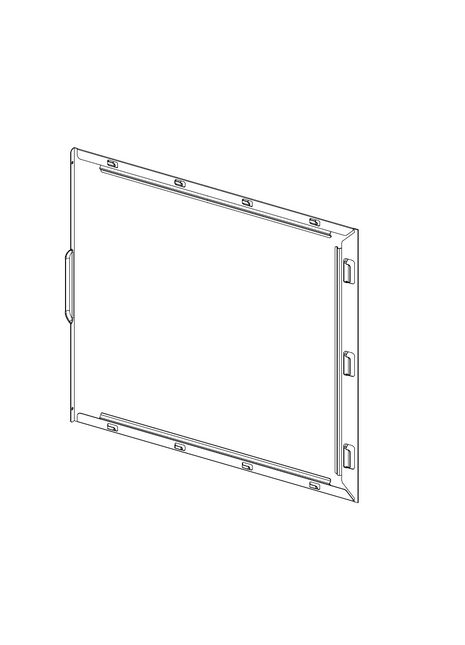 Panneau latéral en acier (droit) - MasterBox Lite 5 / K500L / MB500