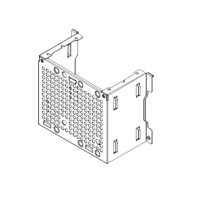 Soporte de fuente de alimentación (SFX) (negro) - Serie MasterBox NR200